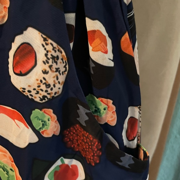 Sushi dress Sleeveless Belted Dress with Circle Skirt NWT - Picture 5 of 9